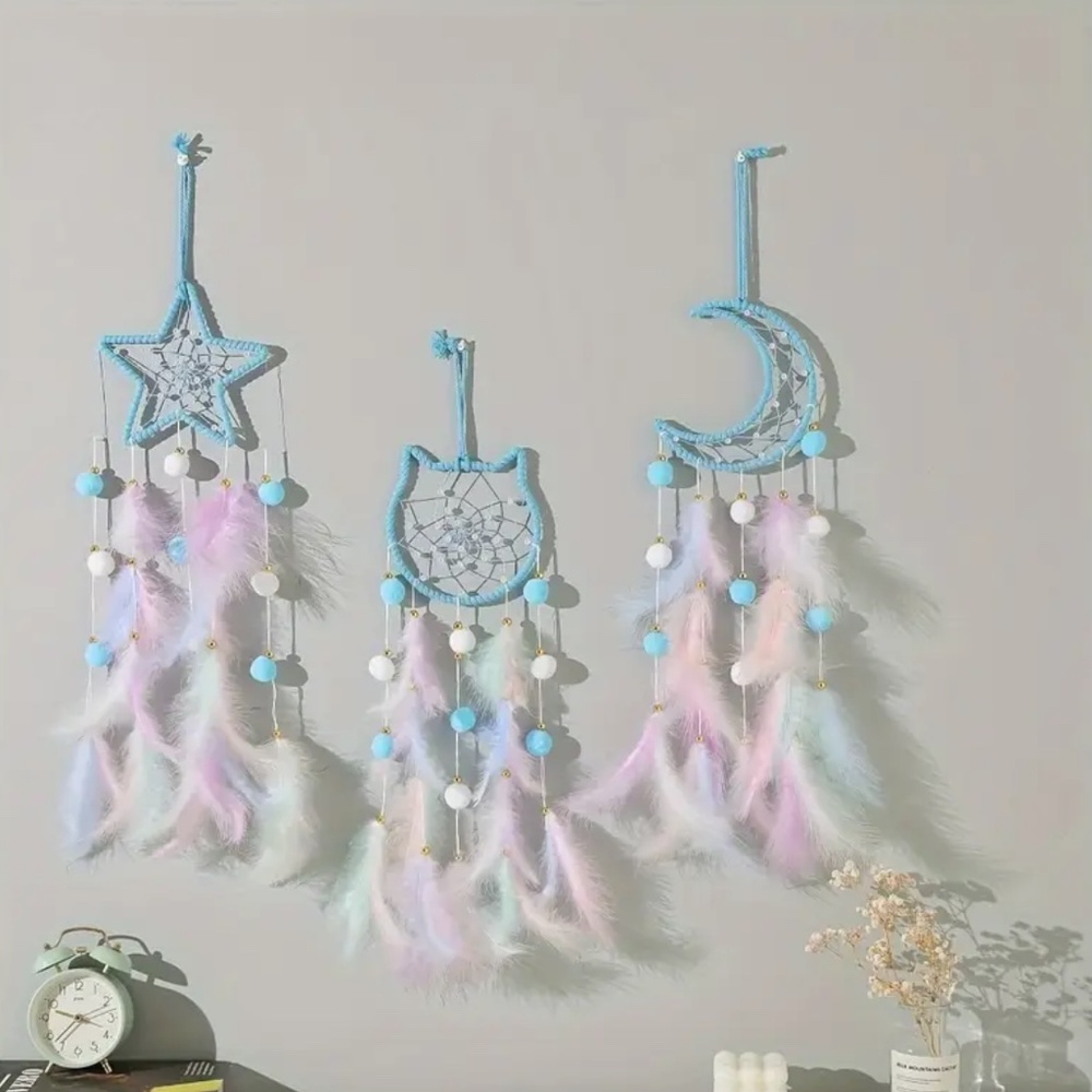 NIP! Handmade Beautiful Pastel Multi-Colored Dream Catchers!  You Pick O…